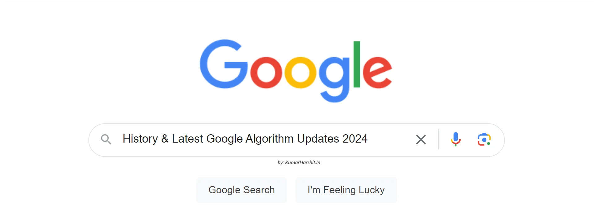 History & Latest Google Algorithm Updates 2024