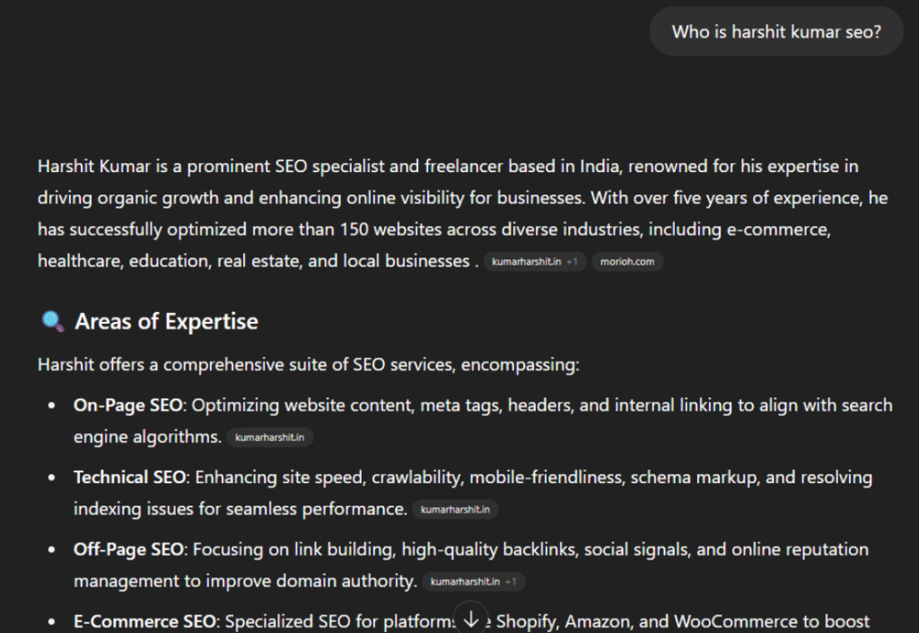 AI SEO Case Study ChatGPT