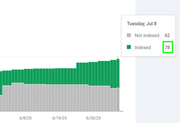 After Google Indexing