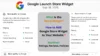 Google Launch Store Widget