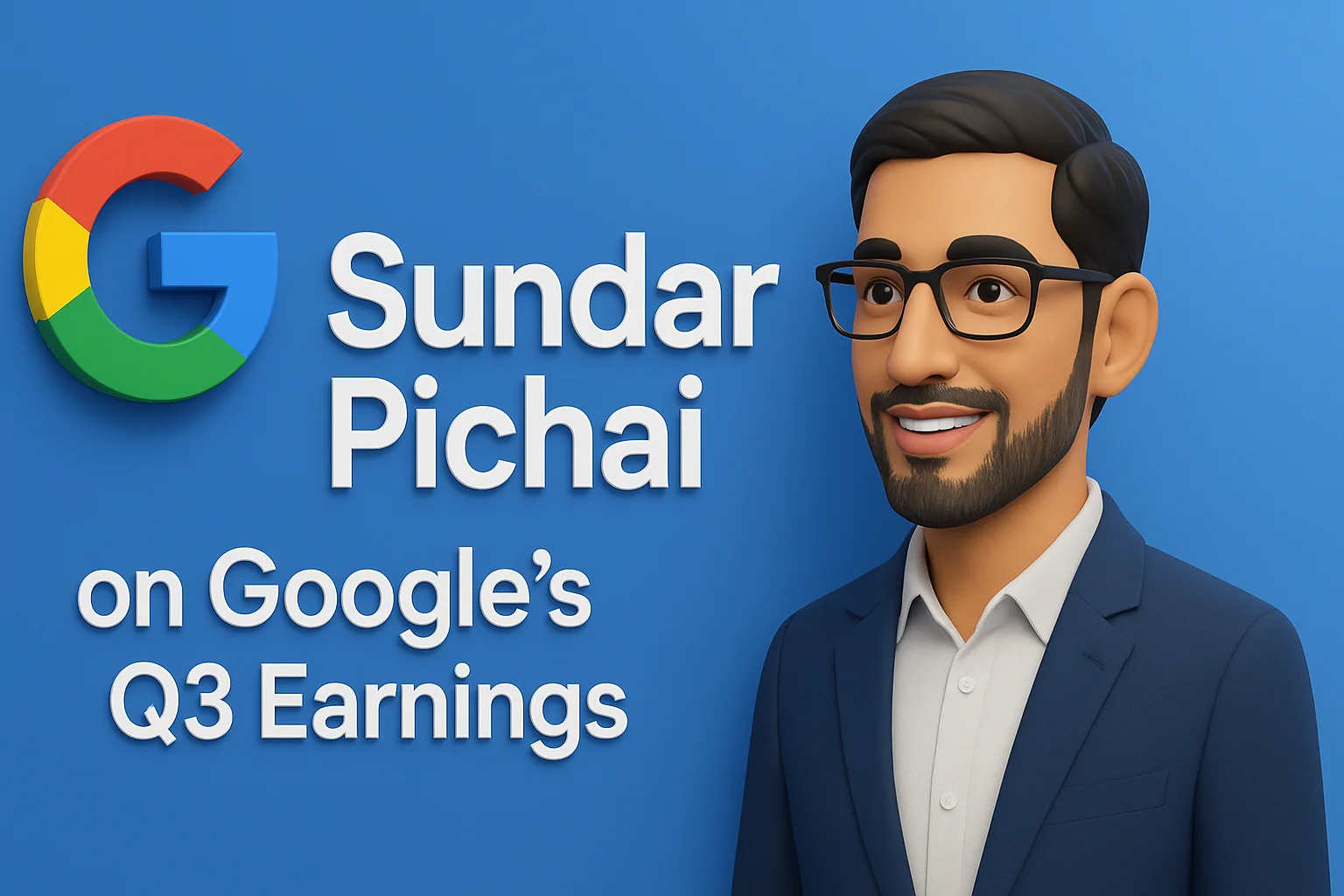 Sundar Pichai Confirms Google’s First-Ever $100 Billion Quarter — AI, Gemini, and Cloud Drive Record Growth (Q3 2025)
