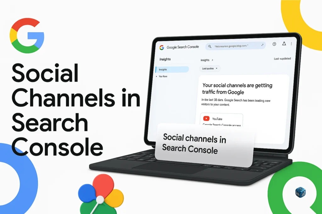 social channels in serach console update december 2025